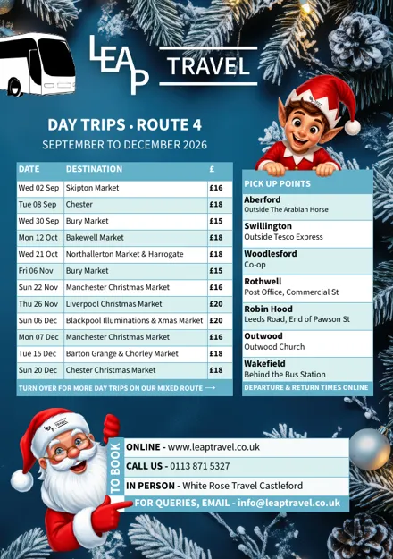 Route 4 day trip brochure